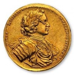 Медаль "За Вазскую баталию". (1714)
